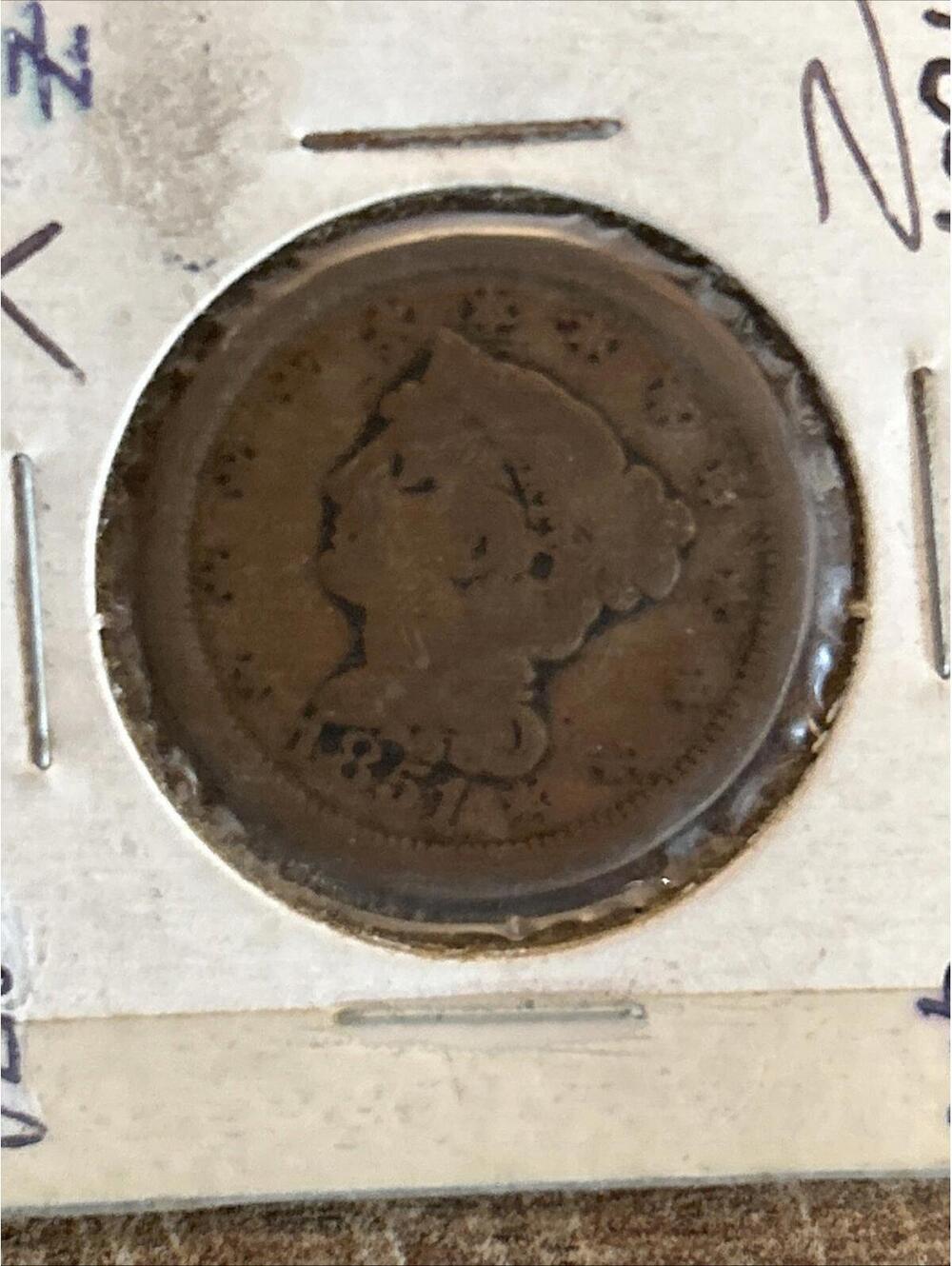 1851 Large Cent